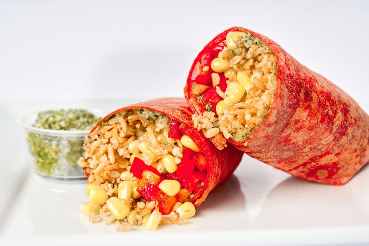Leaning Tower of Pesto Wrap