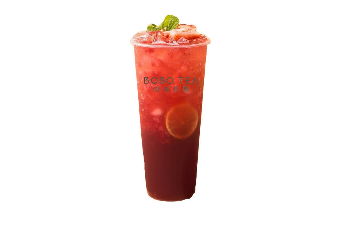 Strawberry-Lemon Ice Tea 草莓爆柠 (688ml)