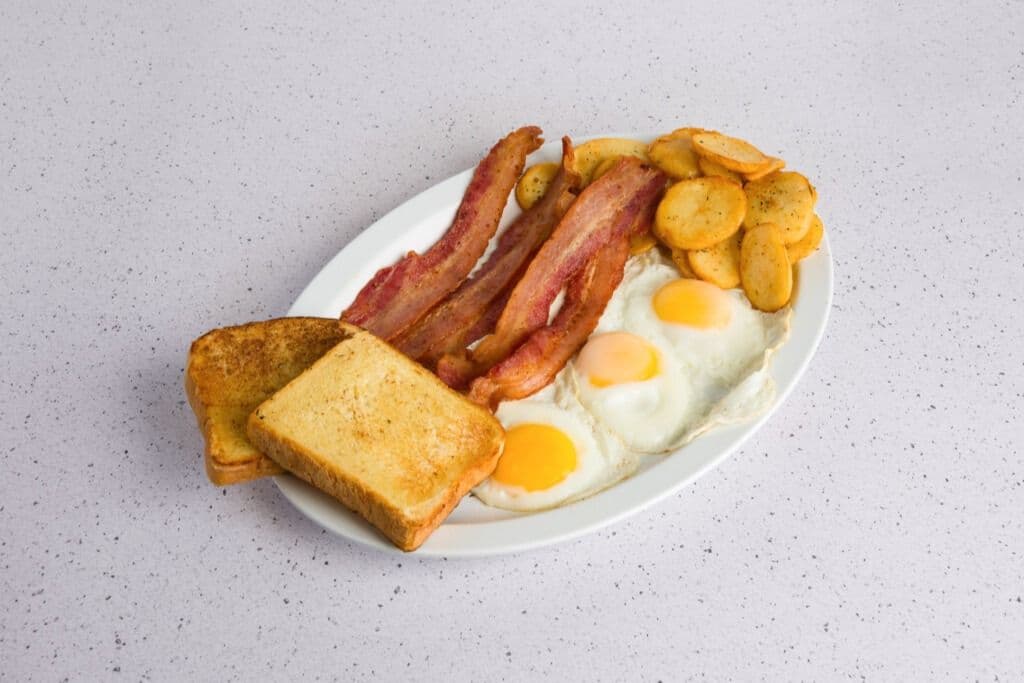 BACON(5) AND EGGS
