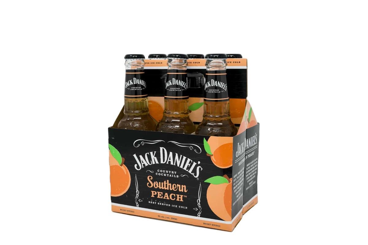 JD COCKTAILS SOUTHERN PEACH 6PK (6 x 355ML)