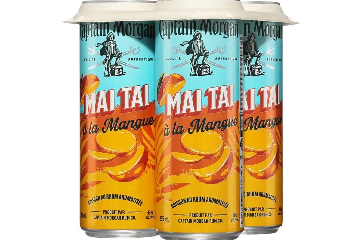 Captain Morgan Mango Mai Tai (4 x 355 ml)