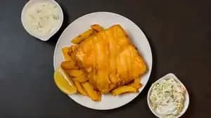 Halibut and Chips