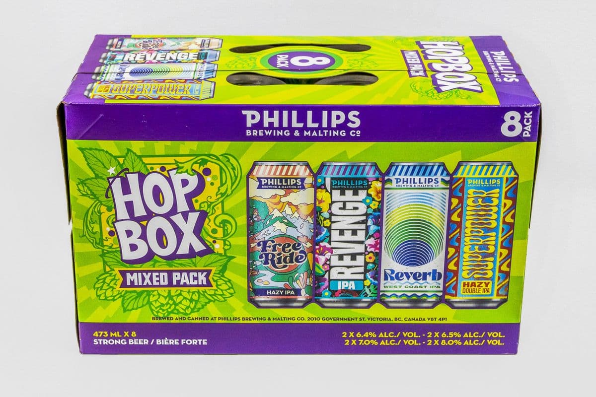 Phillips Hop Box Mixed (8 Cans) NEW PACK (1 x 473 ML)