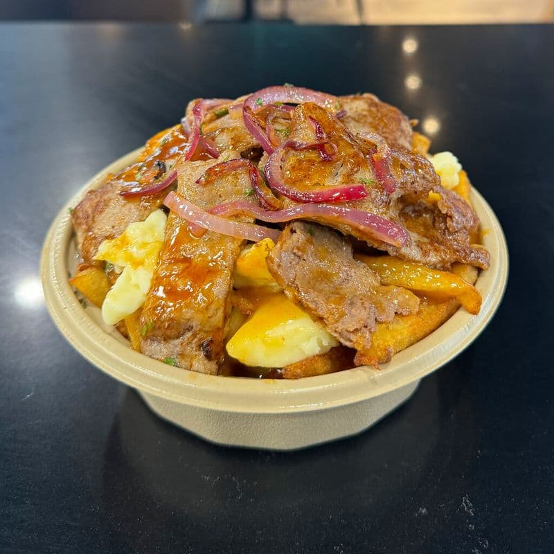 Poutine au philly steak