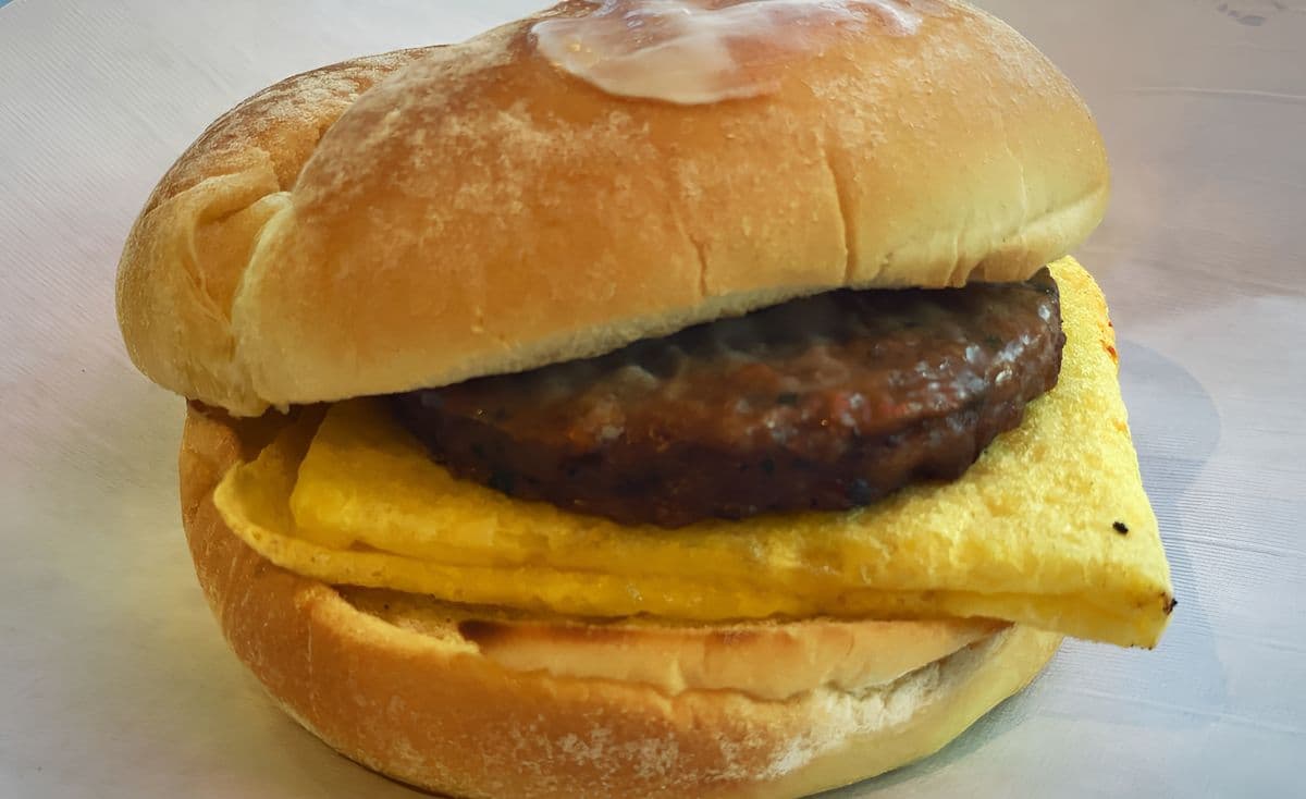 Egg & Sausage Breakfast Sandwich