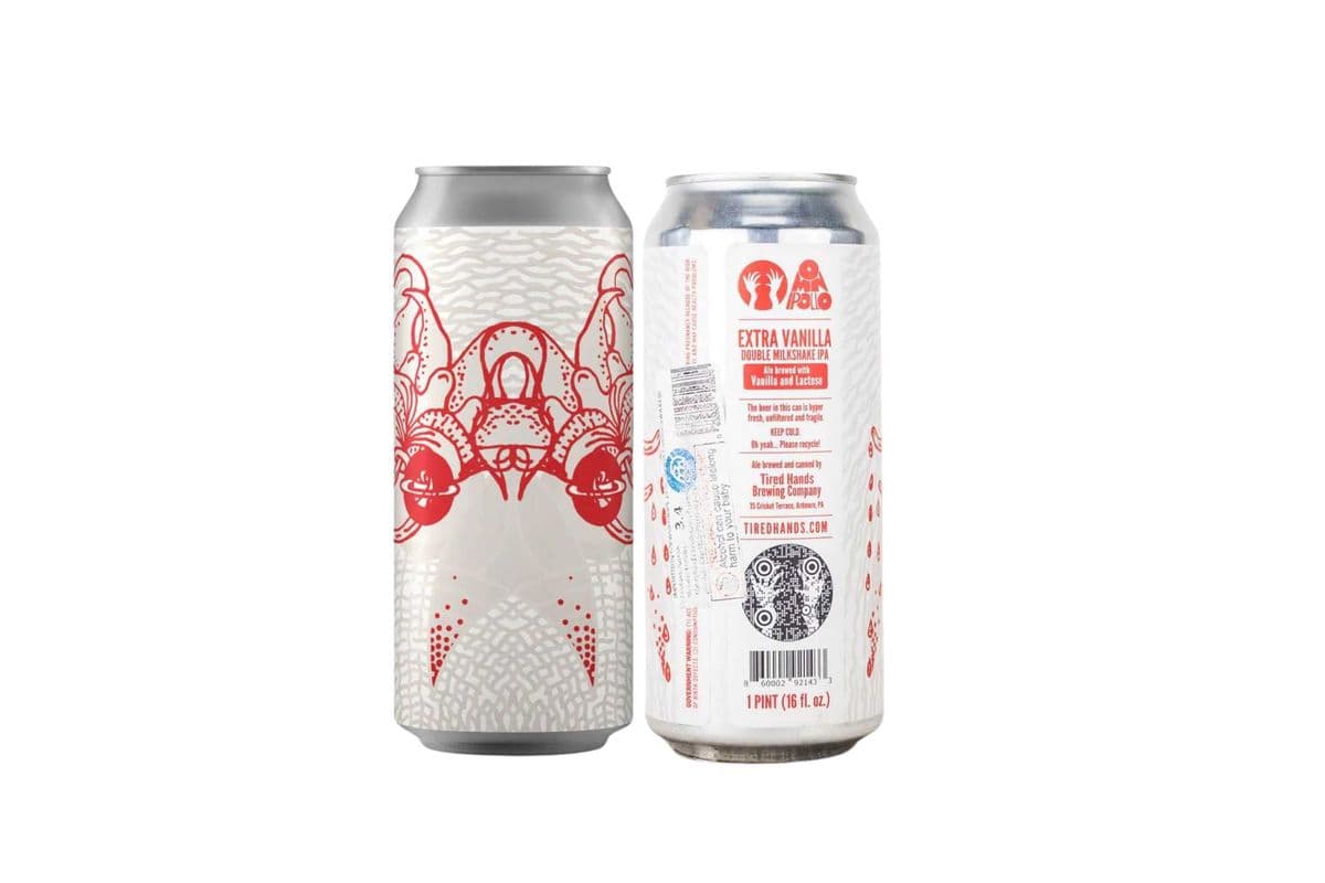 Tired Hands Extra Vanilla Double Milkshake IPA (473ML) (Single) (1 x 473ML)