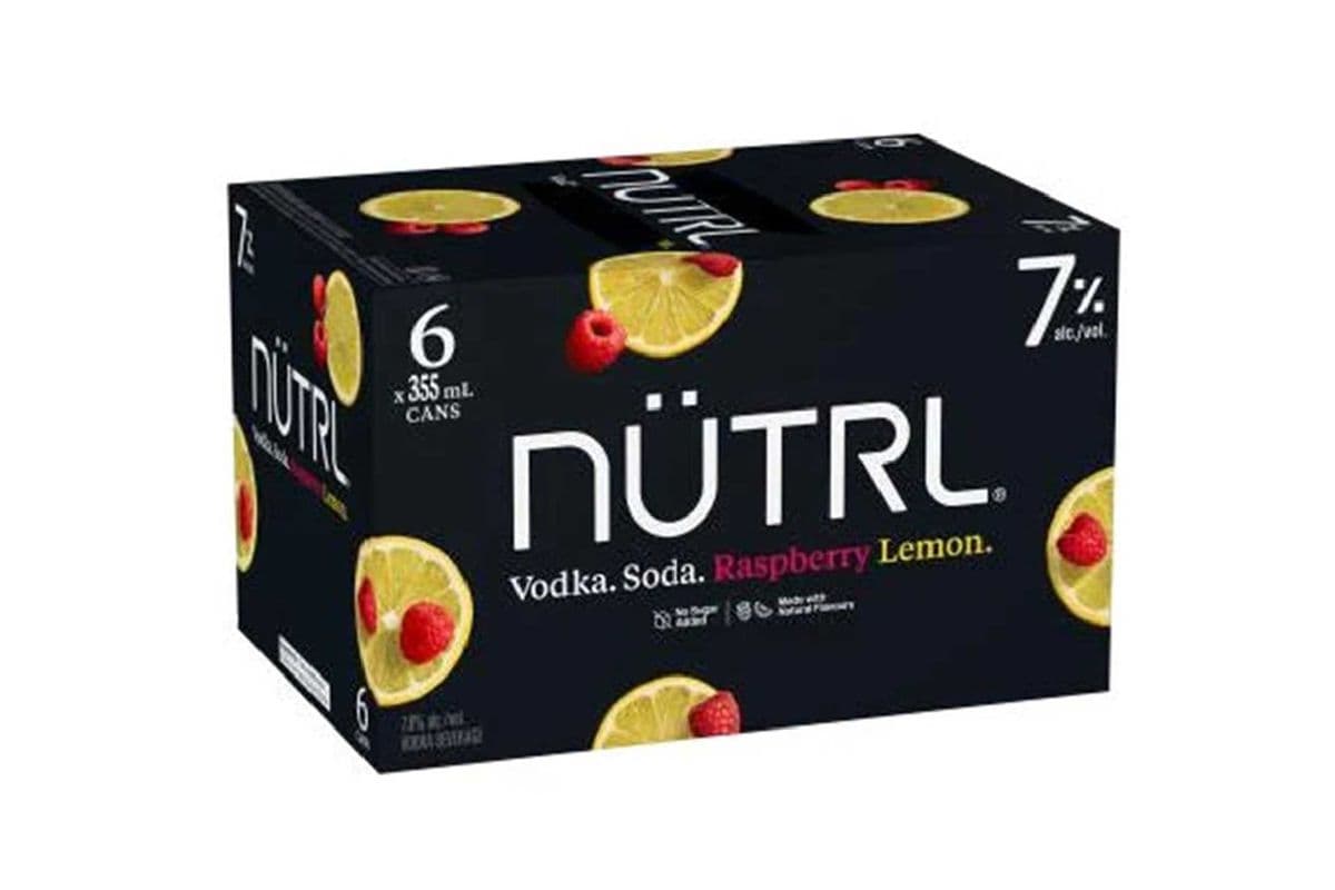 Nutrl7 Raspberry Lemon (6 Pack Cans) (6 x 355 ml)