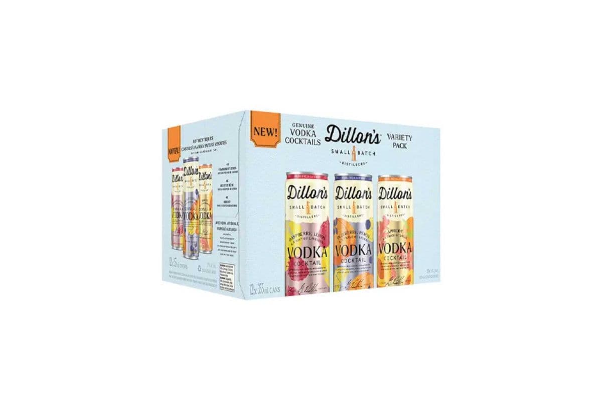 Dillon's Vodka Cocktail Variety Pack (12 Cans) (1 x 12x355ML)