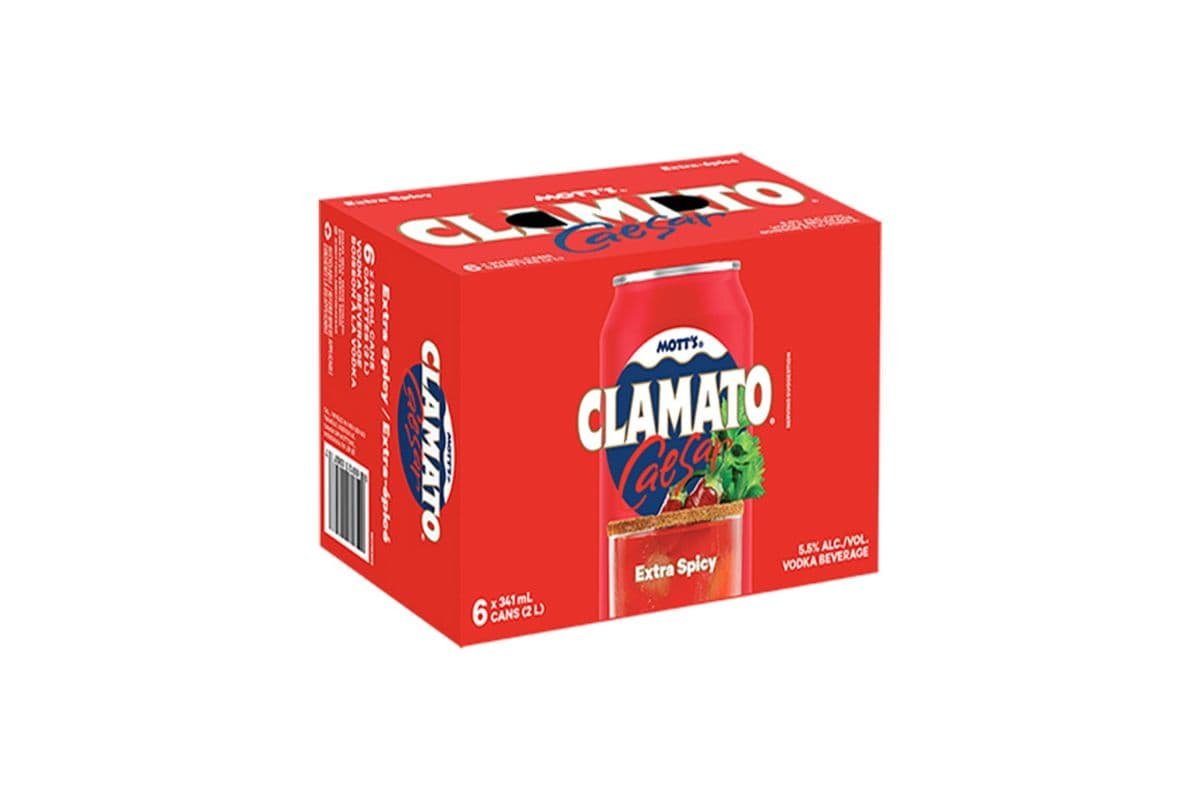 Motts Extra Spicy Caesar (6 x 341mL)
