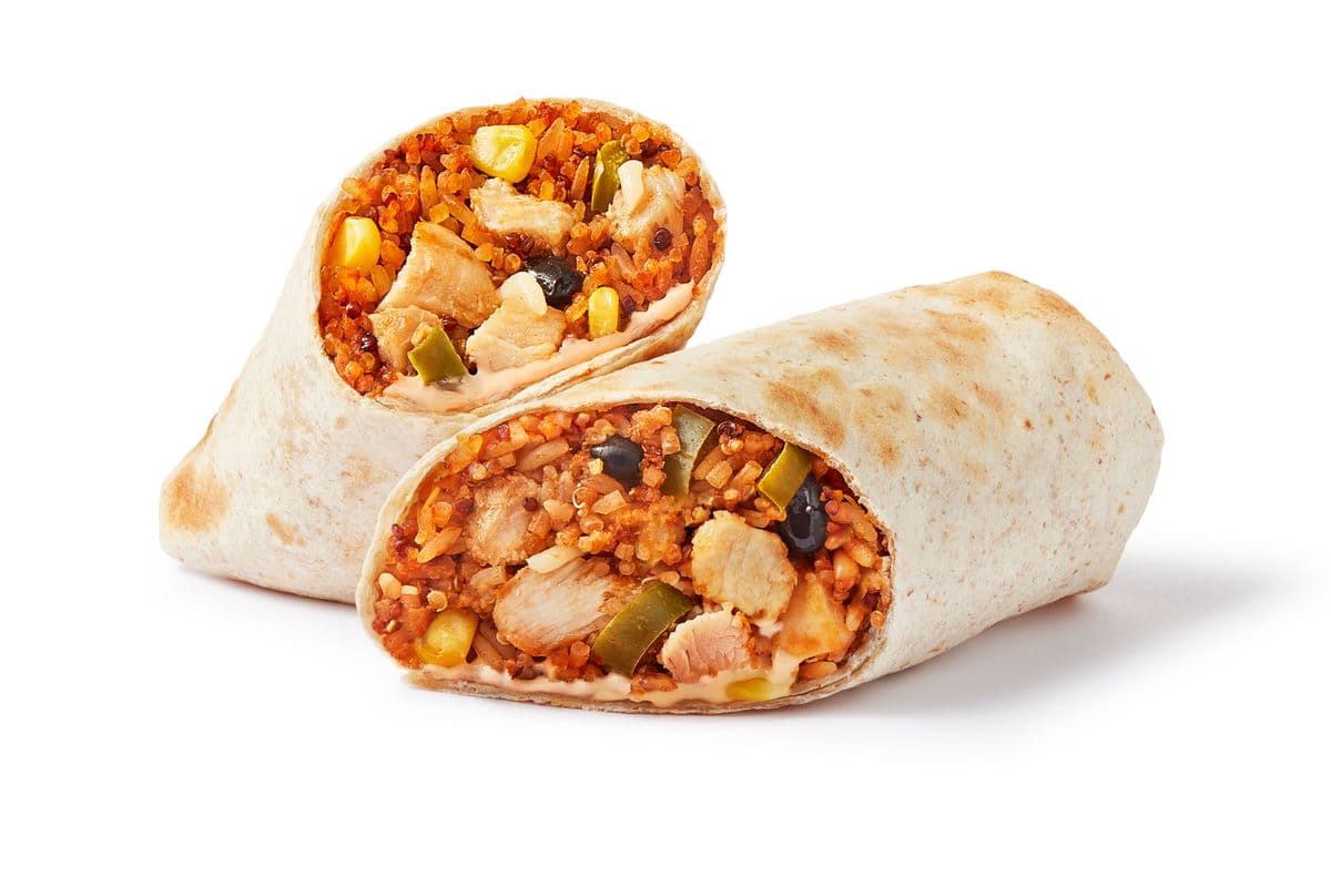 Habanero Sous Vide Chicken Wrap