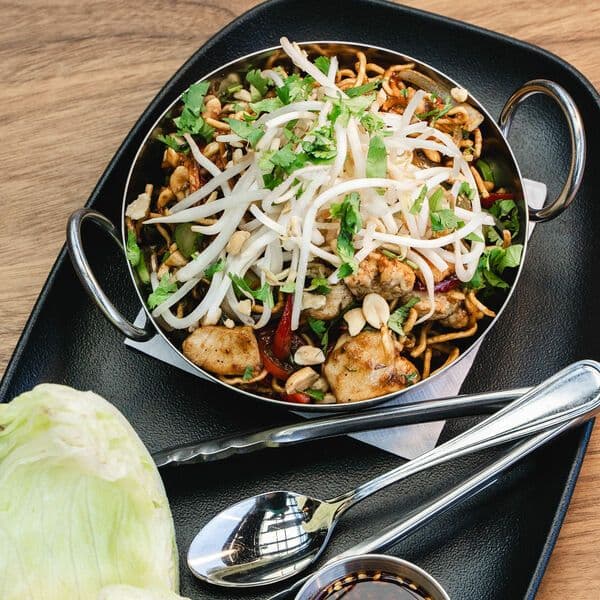 KUNG PAO CHICKEN LETTUCE WRAPS