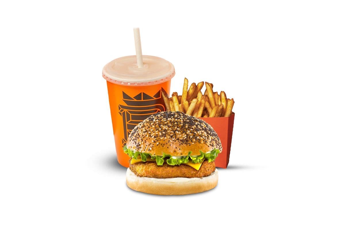Trio / Combo Burger Poulet Croustillant / Crispy Chicken