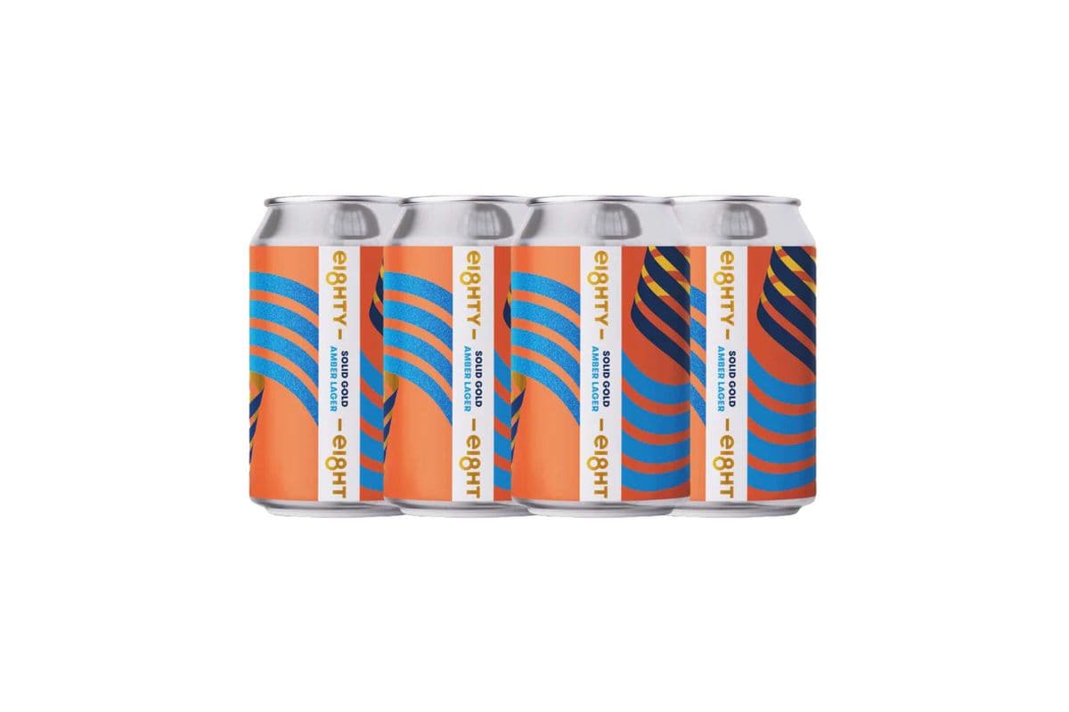 Eighty Eight Solid Gold Amber Lager (6 Cans) (1 x 6x355ML)