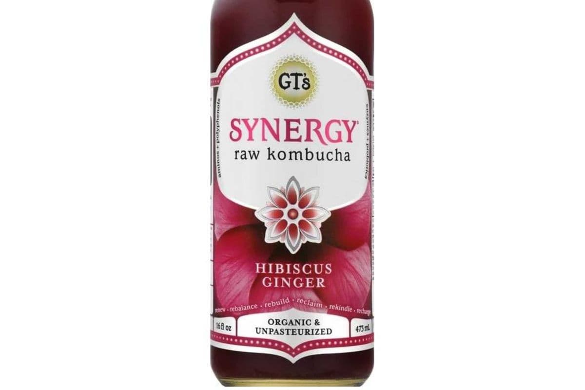 GT’s Hibiscus Ginger Kombucha