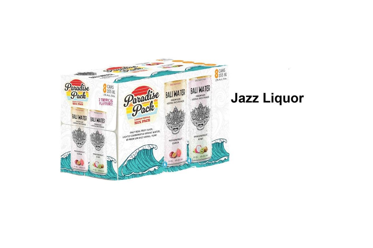 BALI WATER PARADISE PACK 8 CANS (1 x 8x355ML)