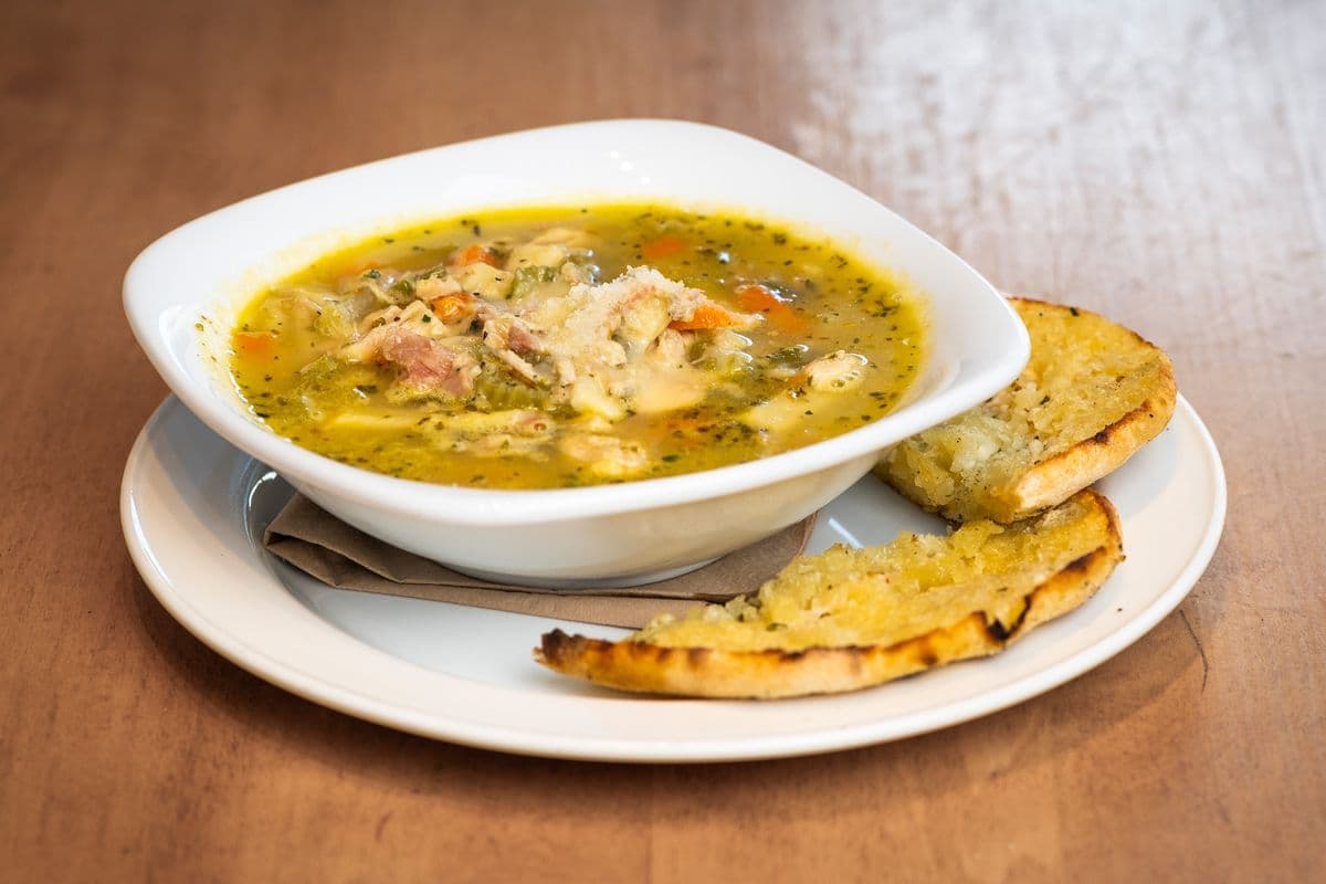 Italian Chicken & Pasta Soup