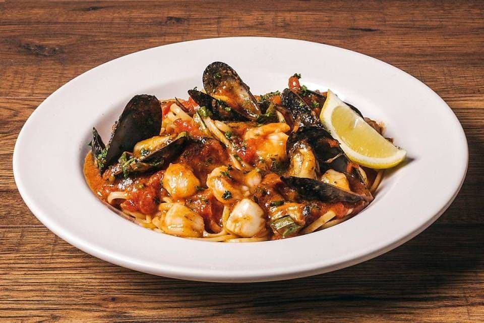 Seafood Linguine Marinara