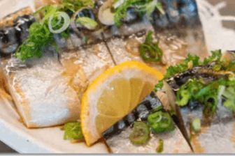 Mackerel (Saba) Sashimi (6 pcs)