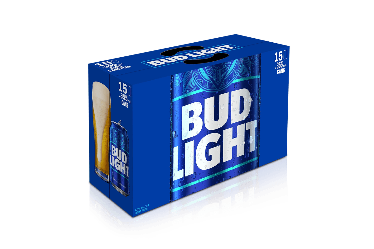 Bud Light 355ml 15pk Can