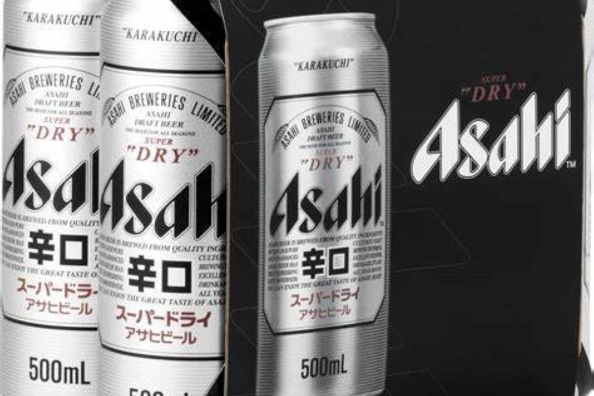 Asahi super dry 4 can (4 x 500ml bottles )