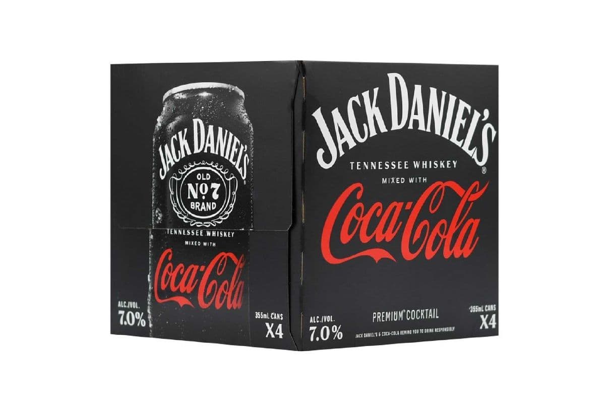 Jack Daniel's & Coca-Cola-4PK (4 x 355ml)
