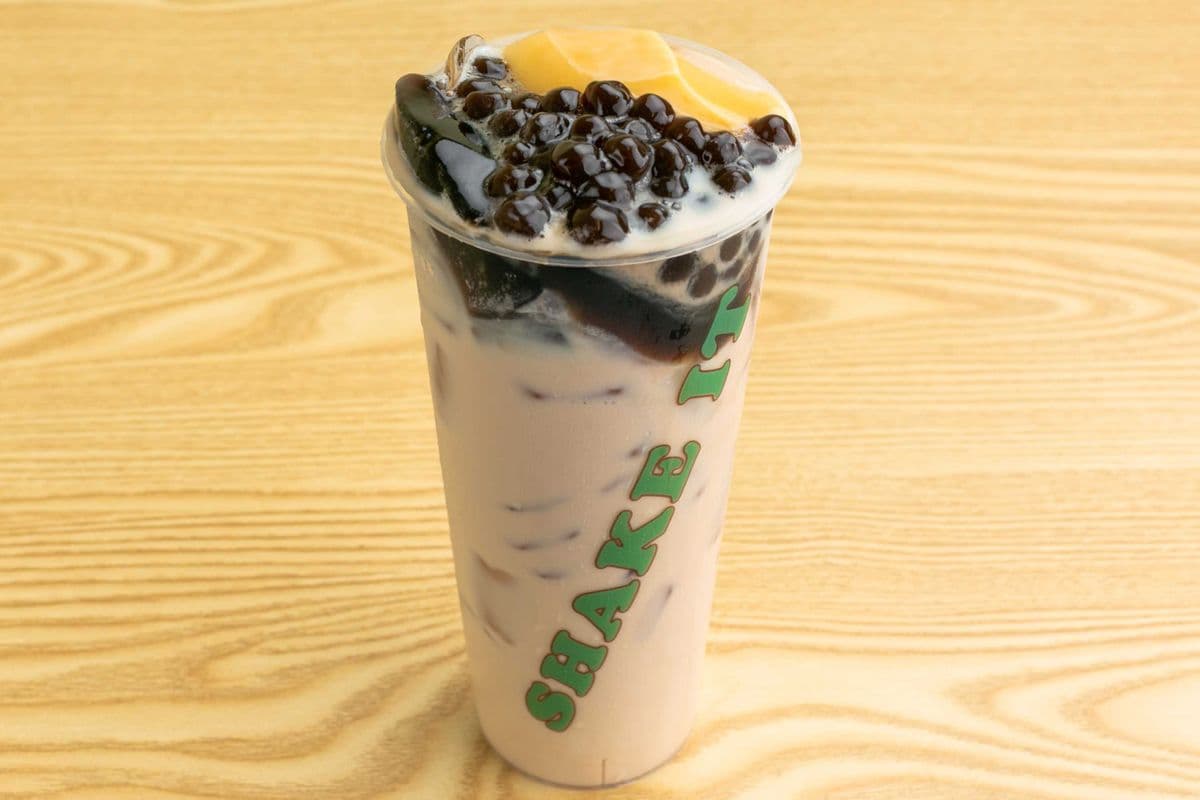 Bubble Tea w/ Pudding&Grass Jelly