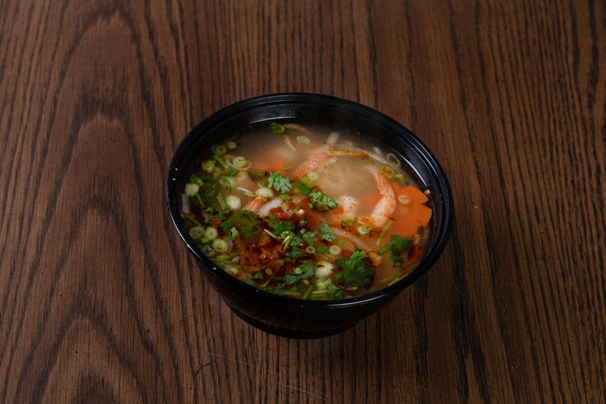 Hot and Sour Shrimp Noodle Soup