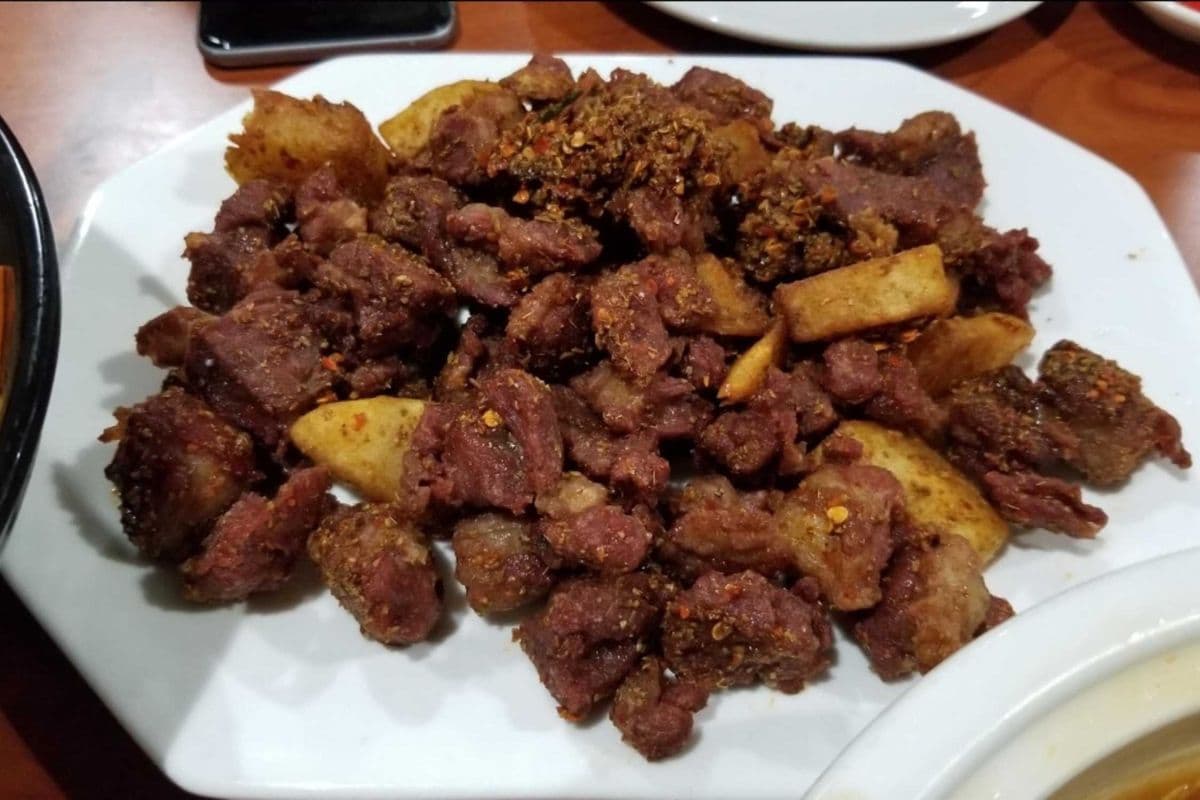 T5. Sauteed Diced Beef with Cumin (孜然牛肉粒)