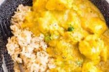 Curried Chicken Fried Rice 咖哩雞炒飯