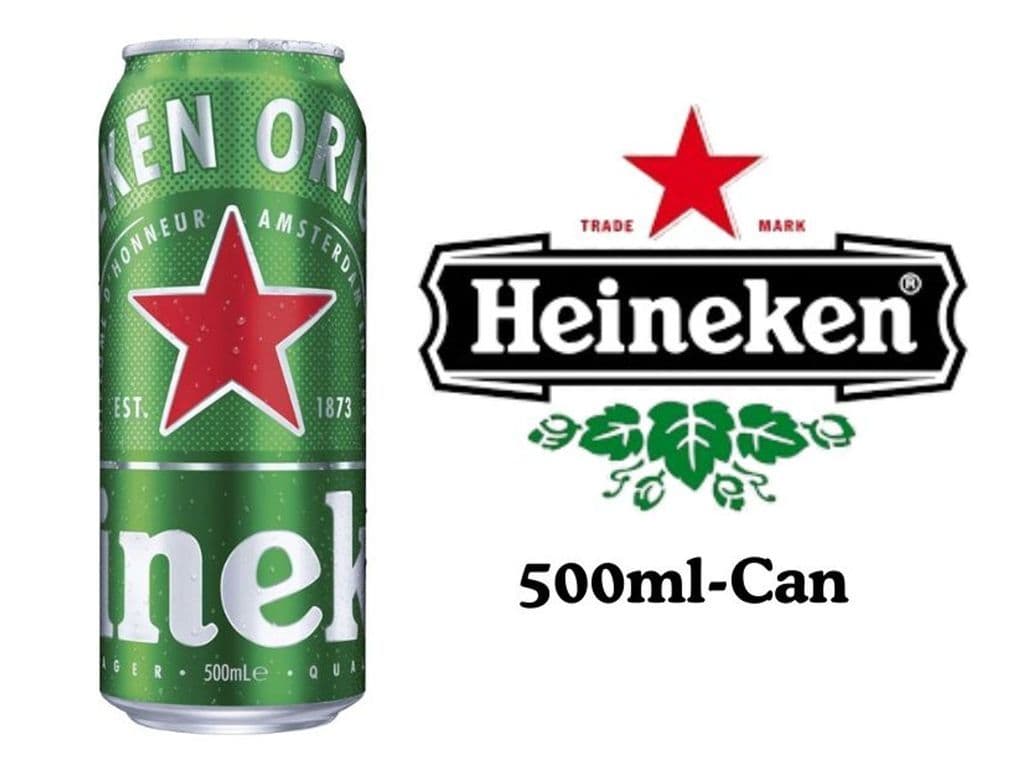 Heineken Can - 500ml (5.0% ABV)