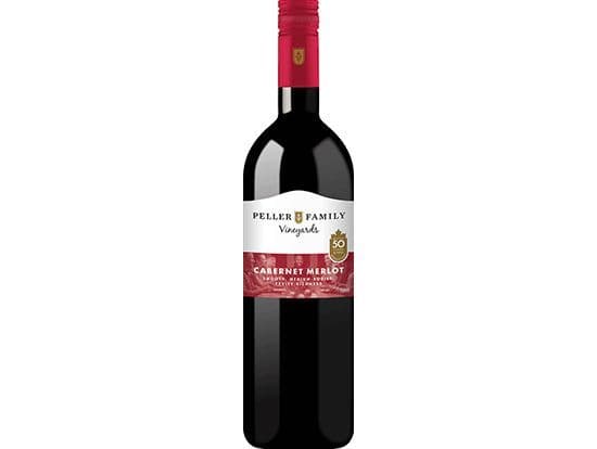 Peller Family Cab Merlot, 750mL red wine (12.0%ABV)
