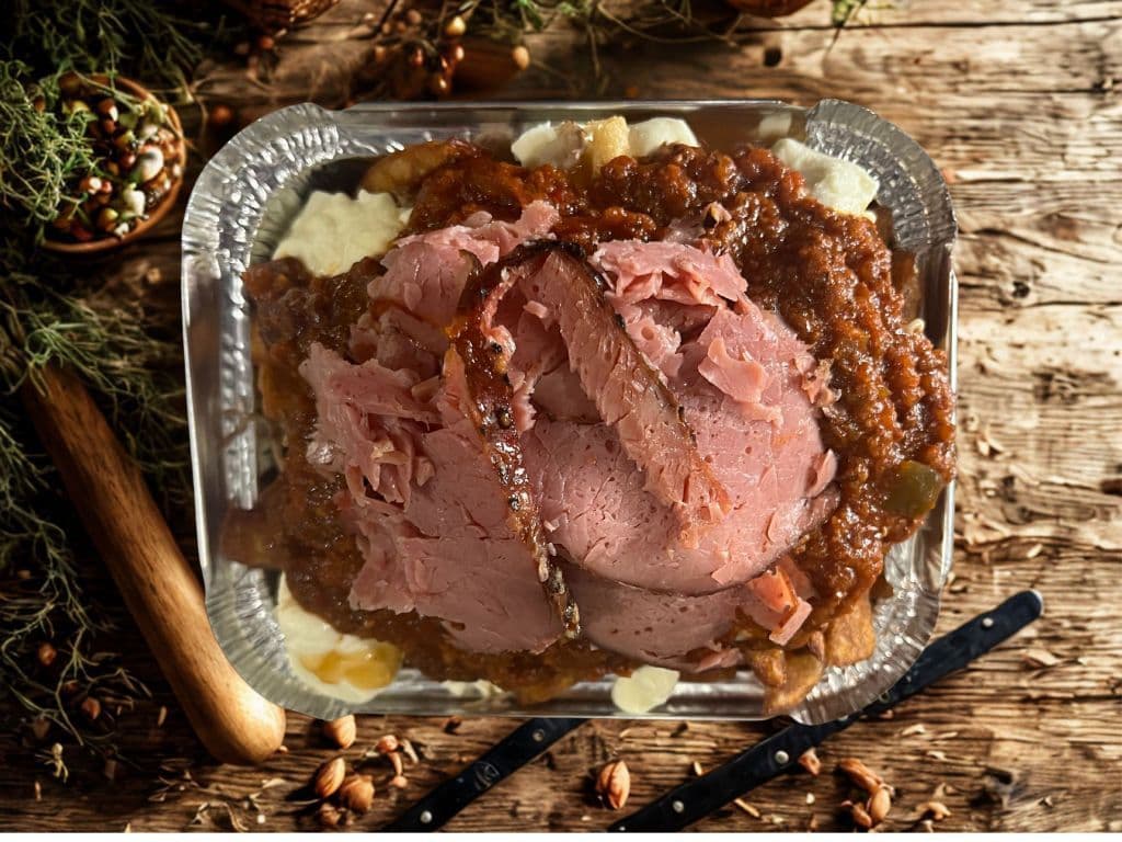 EDDY POUTINE ITALIENNE VIANDE FUMÉE