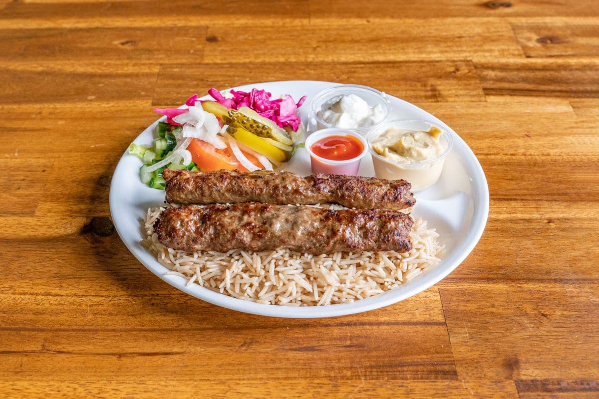 Beef Kabob Platter