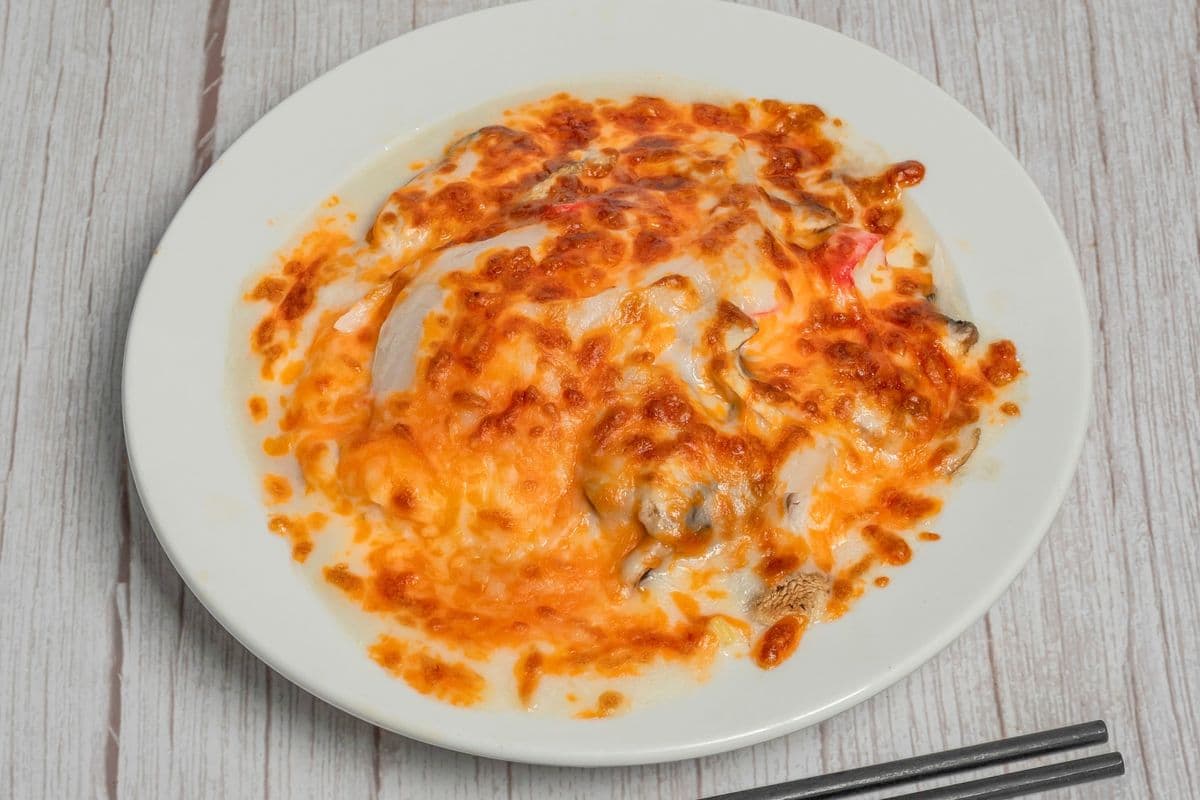 Baked Seafood A La King with Cheese / 焗白汁芝士海鮮