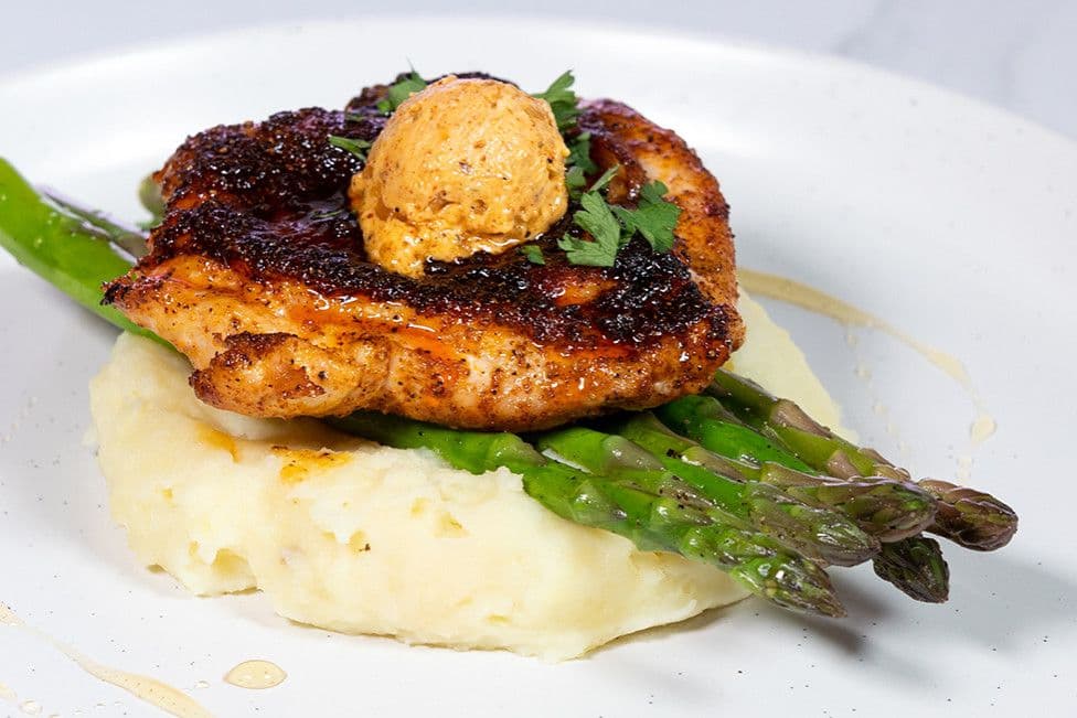Honey glazed cajun chicken