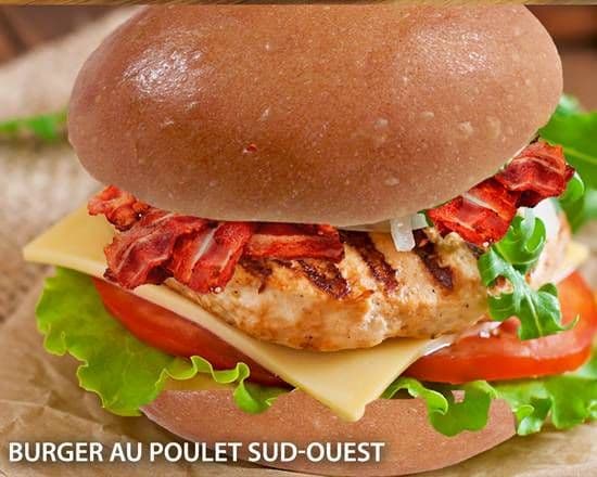 Trio Burger au Poulet Sud-Ouest /  Southwest Chicken Burger