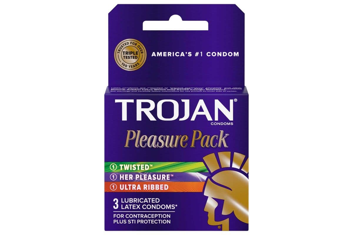 Trojan Pleasure Pack Condom (3 pack)