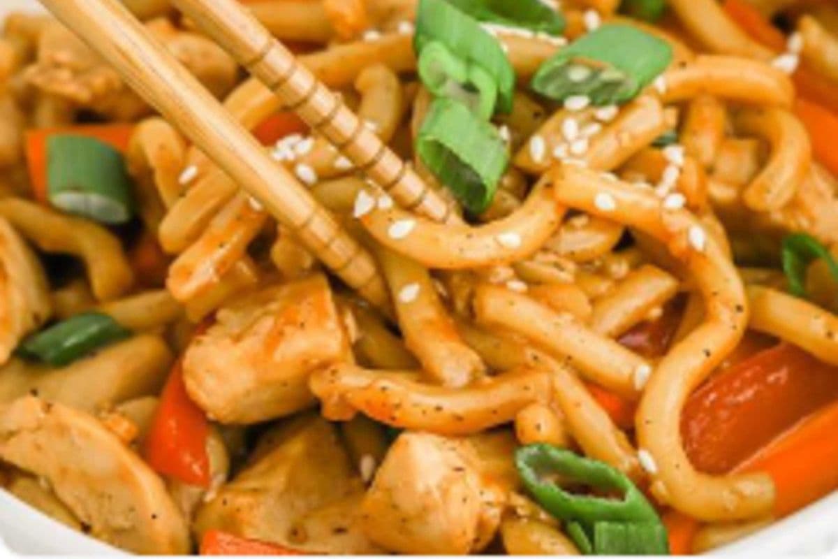 Chicken Teriyaki Udon 鸡肉照烧乌冬
