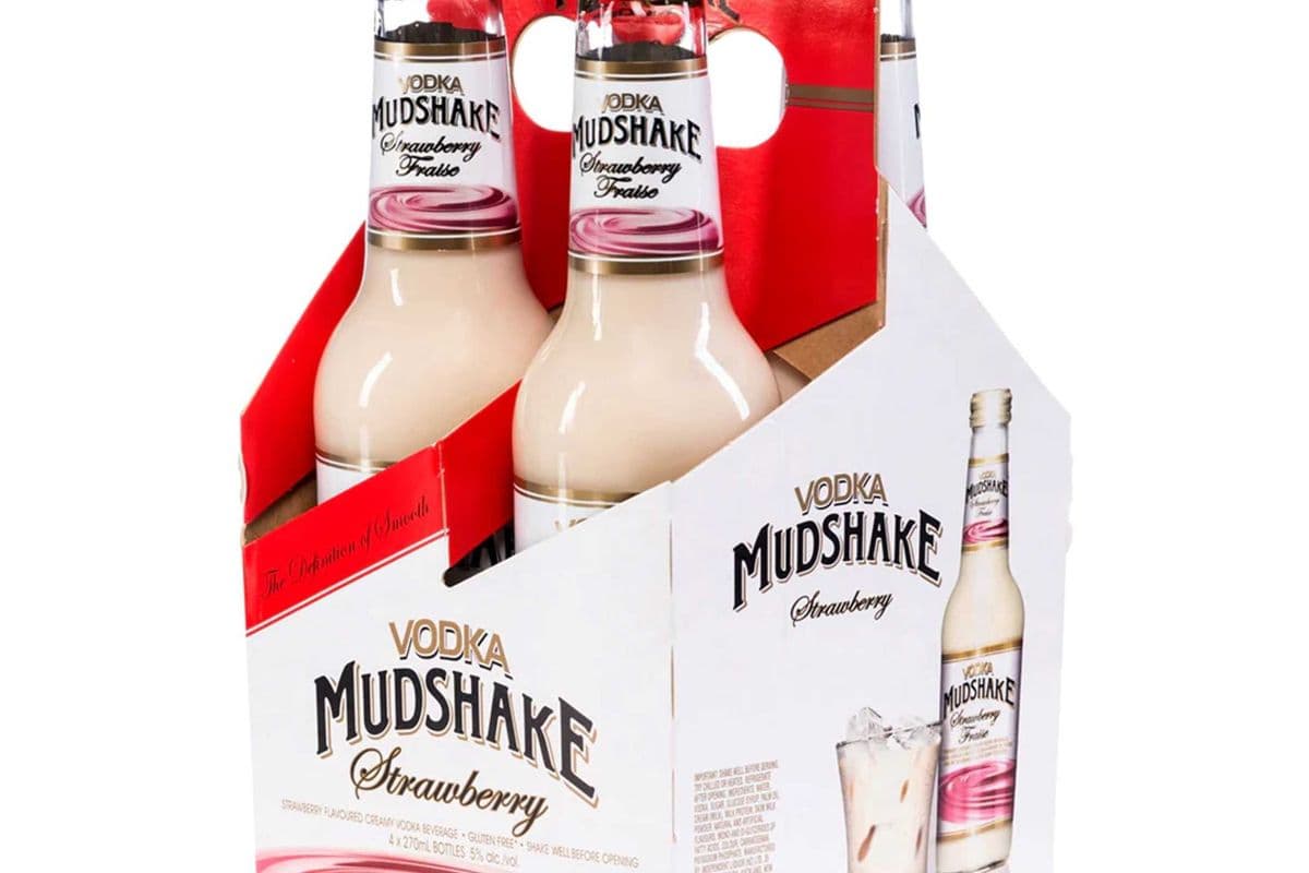 Vodka Mudshake Strawberry (4 Pack) (4 x 270ML BOTTLE)