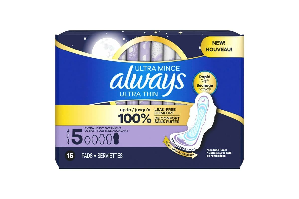 Always Ultra Sanitary Size 5 (15 Pads)