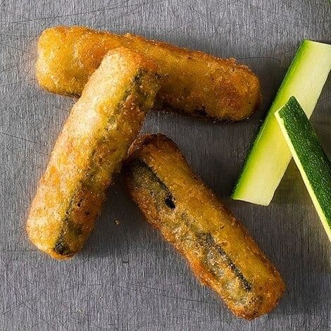 Battered Zucchini / Bâtonnets de courgette croustillants