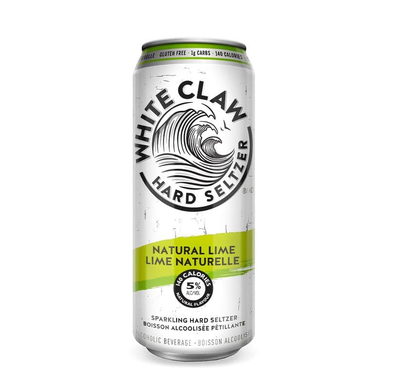 White Claw Lime, 473mL Hard Seltzer (5% ABV)