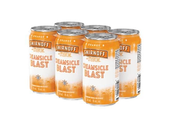 Smirnoff Ice Creamsicle Blast  6pack, 355ml (5% ABV)