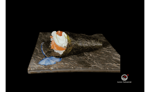 166. Salmon/Cheese Hand Roll