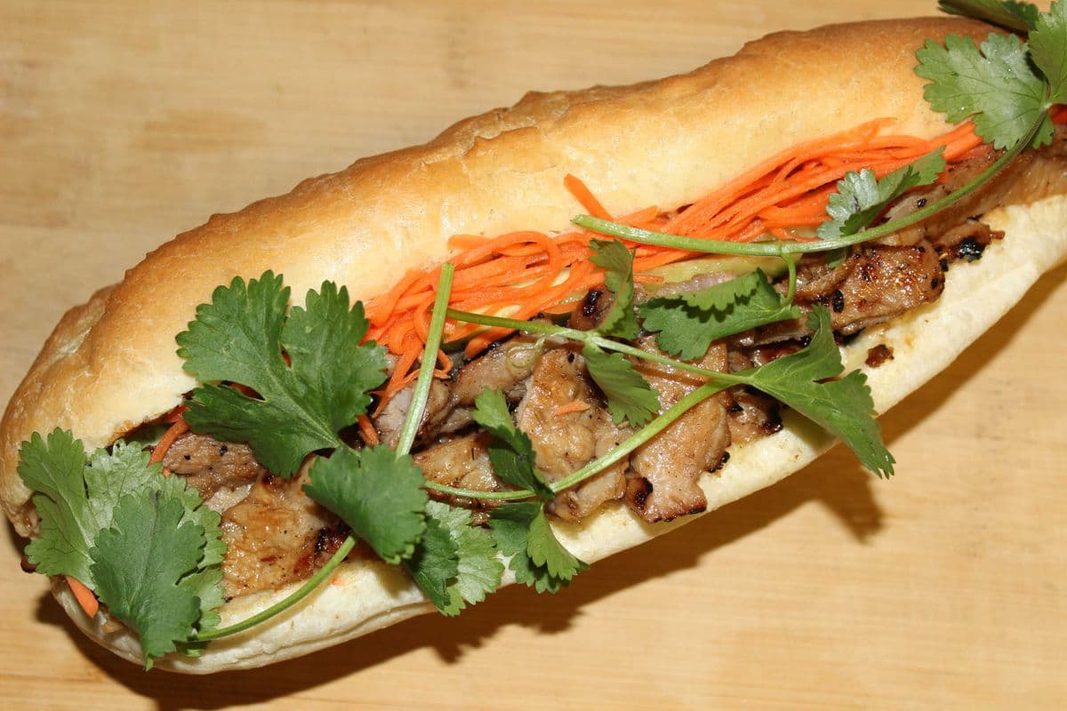 Special Caramel Pork Sandwich