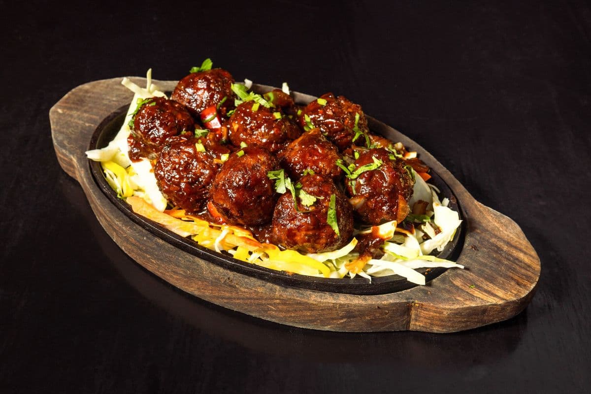 80. Vegetable Manchurian (Vegan)