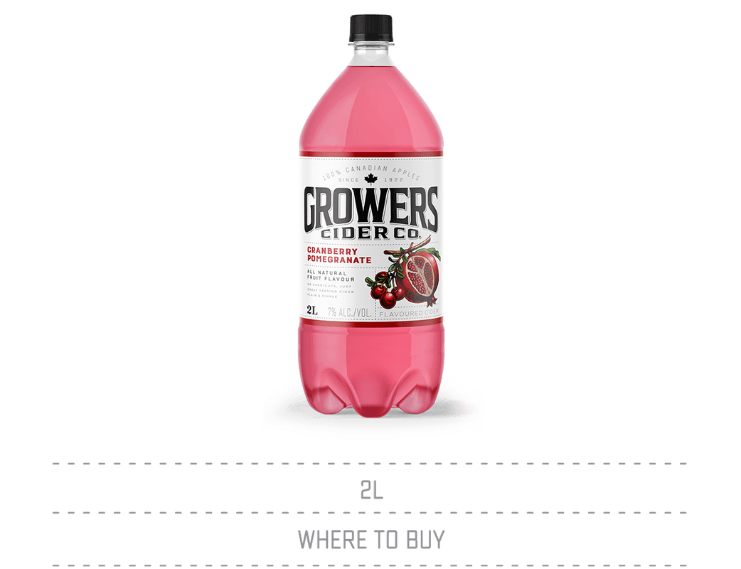 Growers Cranberry Pomegranate (1 x 2L)