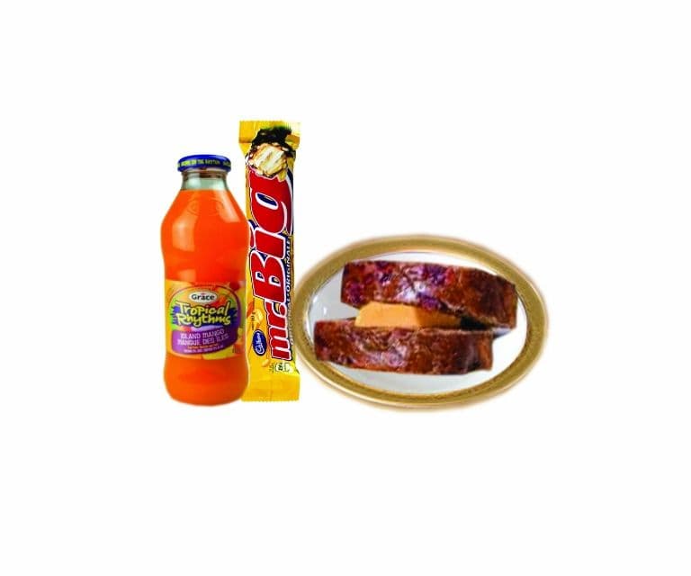 One Bun and Cheese - Mr. Big And Tropical Fruit Drinks