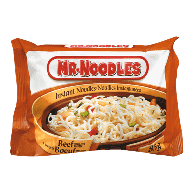 Mr. Noodles Nouilles Instantanées Boeuf 85g / Mr.Noodles Instant Noodles  Beef