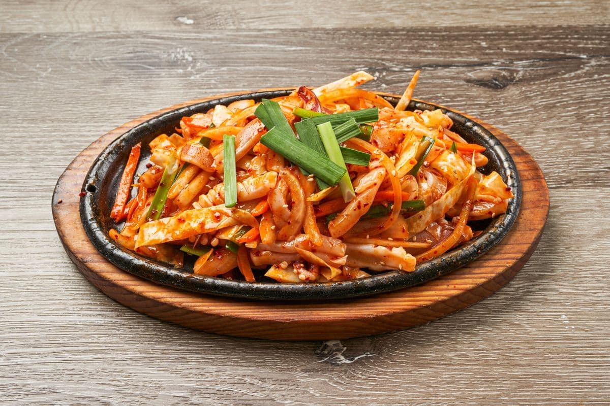 49. Spicy Squid on Hot Plate